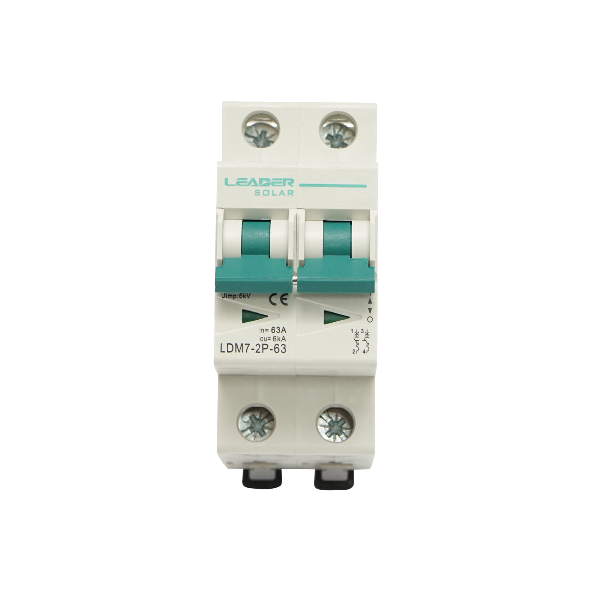 Sicurezza automatica tipo interruttore LDM7-63-2P Leader
