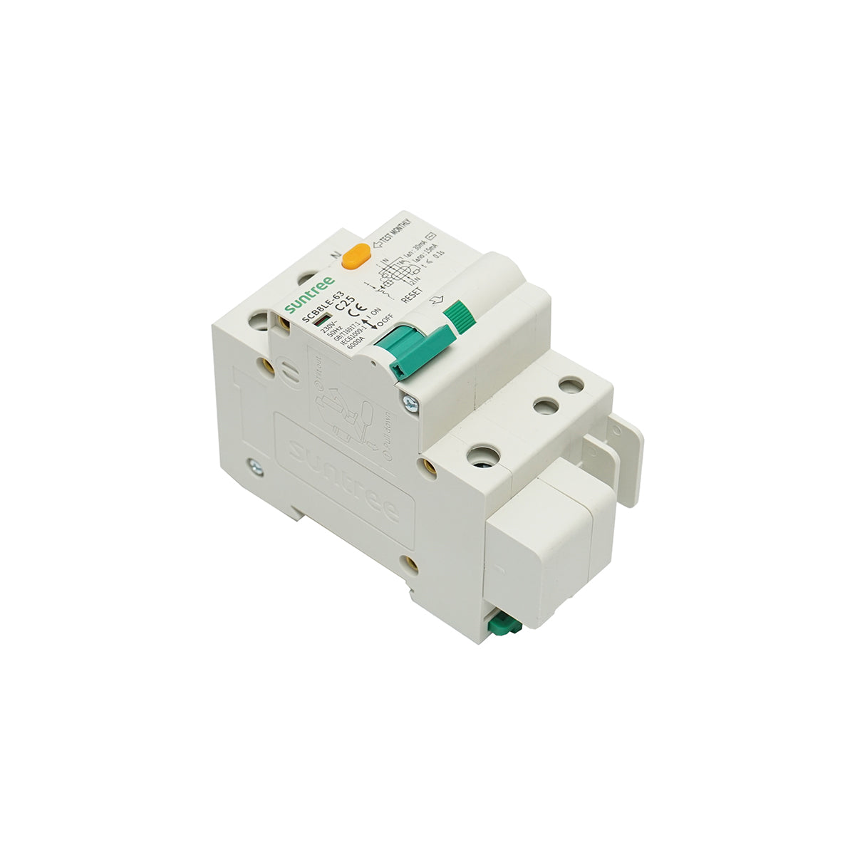 Sicurezza differenziale 1P+N, 25A, 30mA Suntree - immagine 5