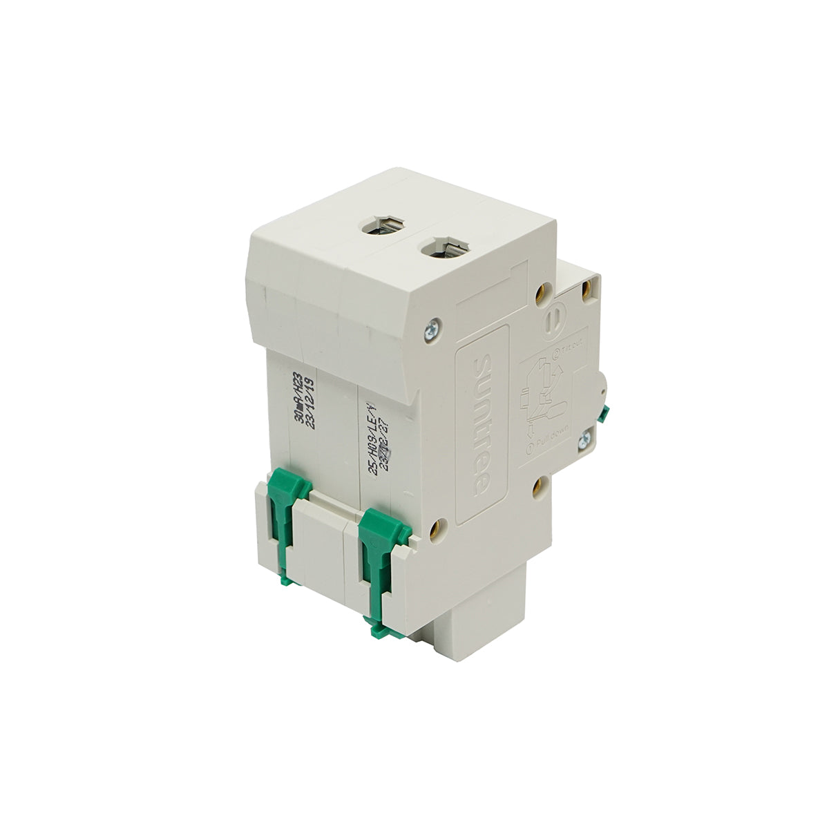 Sicurezza differenziale 1P+N, 25A, 30mA Suntree - immagine 2