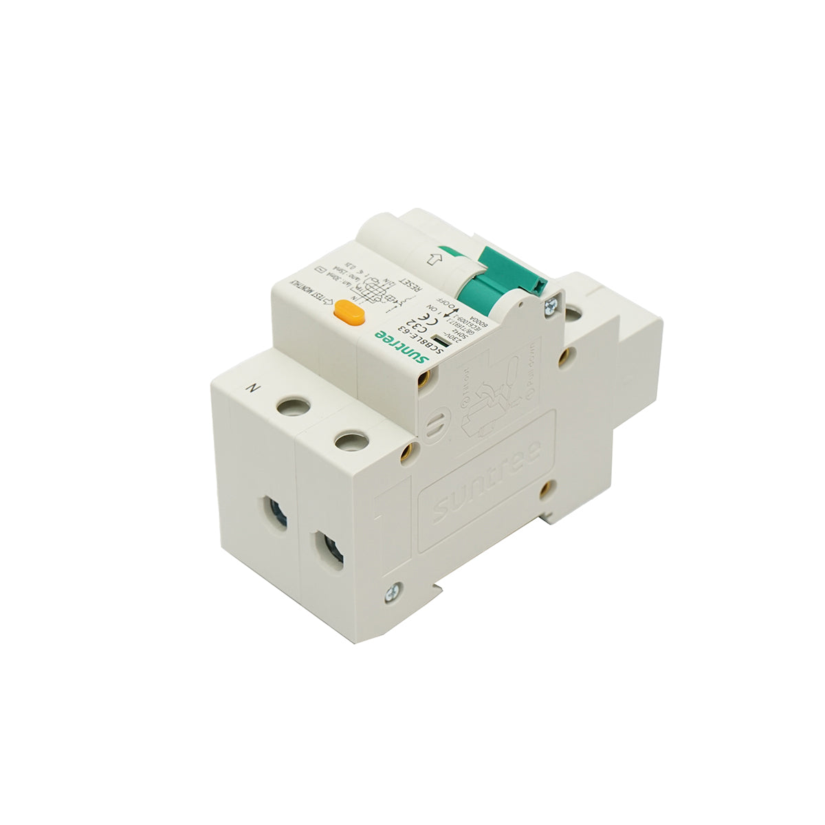Sicurezza differenziale 1P+N, 32A, 30mA Suntree - immagine 4