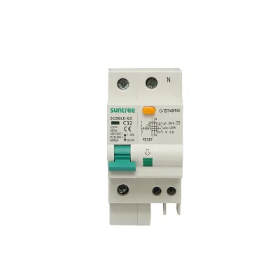 Sicurezza differenziale 1P+N, 32A, 30mA Suntree
