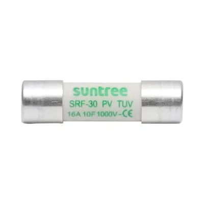 Sicurezza fusibile cilindrica SRF-30 per sistemi solari gPV, 16A, 1000V Suntree