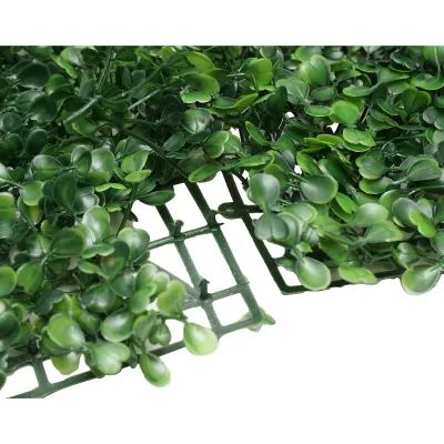 Siepe artificiale con piccole foglie verdi 400x600mm Breckner Germany - immagine 4