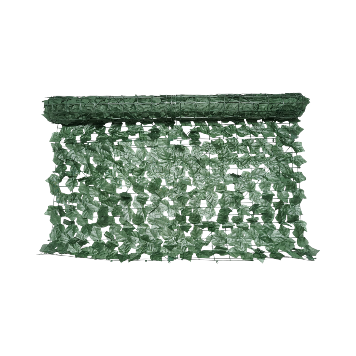 Siepe artificiale decorativa verde con foglie di edera 300x100 cm - immagine 2