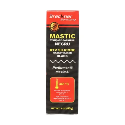 Silicone nero sigillante per guarnizioni 85g temp. alta 343 gradi - immagine 2