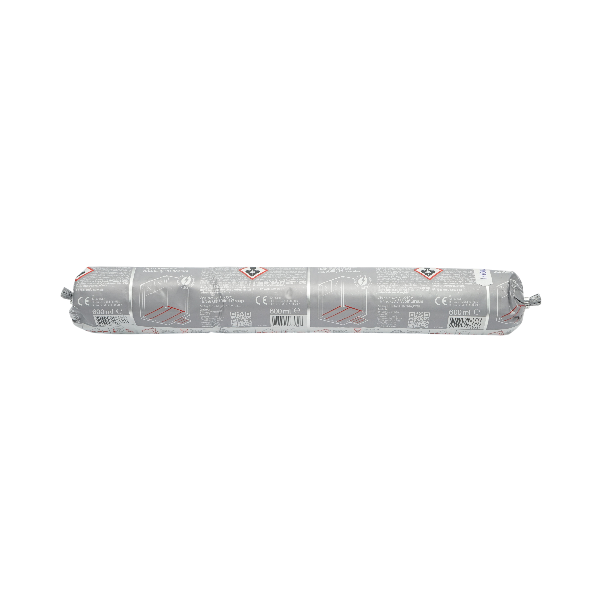 Silicone sigillante poliuretanico elastico grigio tipo “salsiccia” 600 ml – PU-Sealant HM 686 Penosil - immagine 2