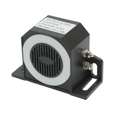 Sirena di retromarcia con illuminazione a LED 12V–36V, 8 suoni 105dB