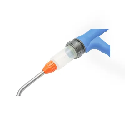 Siringa Continua Dosatore da 20 ml per Animali, Siringa Automatica, Tubo da 800 mm, Punta di Irrigazione da 100 mm, Plastica e Nylon - immagine 4