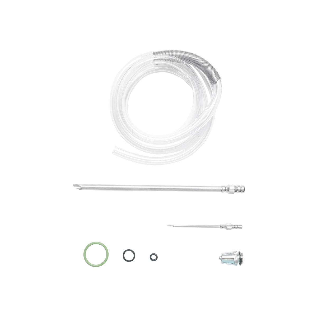 Siringa Continua Dosatore da 20 ml per Animali, Siringa Automatica, Tubo da 800 mm, Punta di Irrigazione da 100 mm, Plastica e Nylon - immagine 6