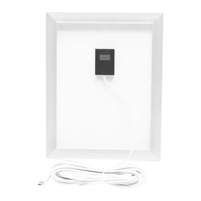 Sistema di illuminazione con 2 lampadine, pannello solare 5V/5,5W e 1xUSB per ricarica telefono - immagine 4