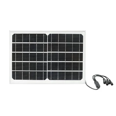 Sistema di illuminazione con lampadine 4x16 LED, pannello solare 5V/10W e telecomando - immagine 5