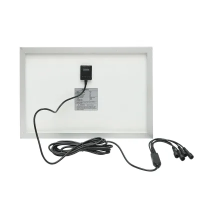 Sistema di illuminazione con lampadine 4x16 LED, pannello solare 5V/10W e telecomando - immagine 6