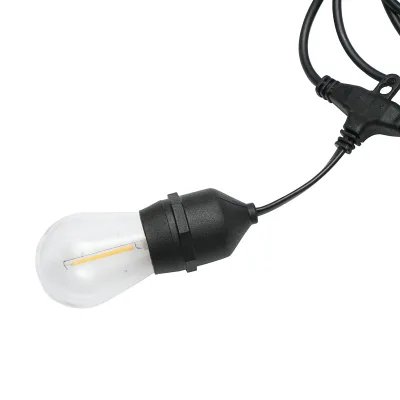 Sistema di illuminazione da esterno a LED 12 prese E27, cavo da 6 m, 220 V IP44 - immagine 5