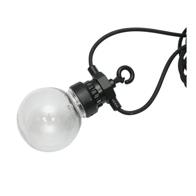 Sistema di illuminazione da esterno a LED 12 prese, cavo 6m, 220V IP44 - immagine 5