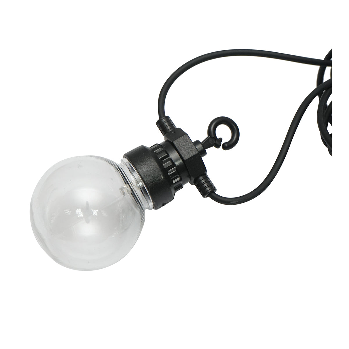 Sistema di illuminazione da esterno a LED 12 prese, cavo 6m, 220V IP44 - immagine 5