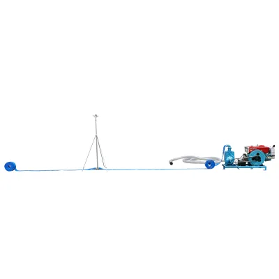Sistema di irrigazione con 15 irrigatori, motore diesel da 16,2 kW, avviamento elettrico - immagine 2