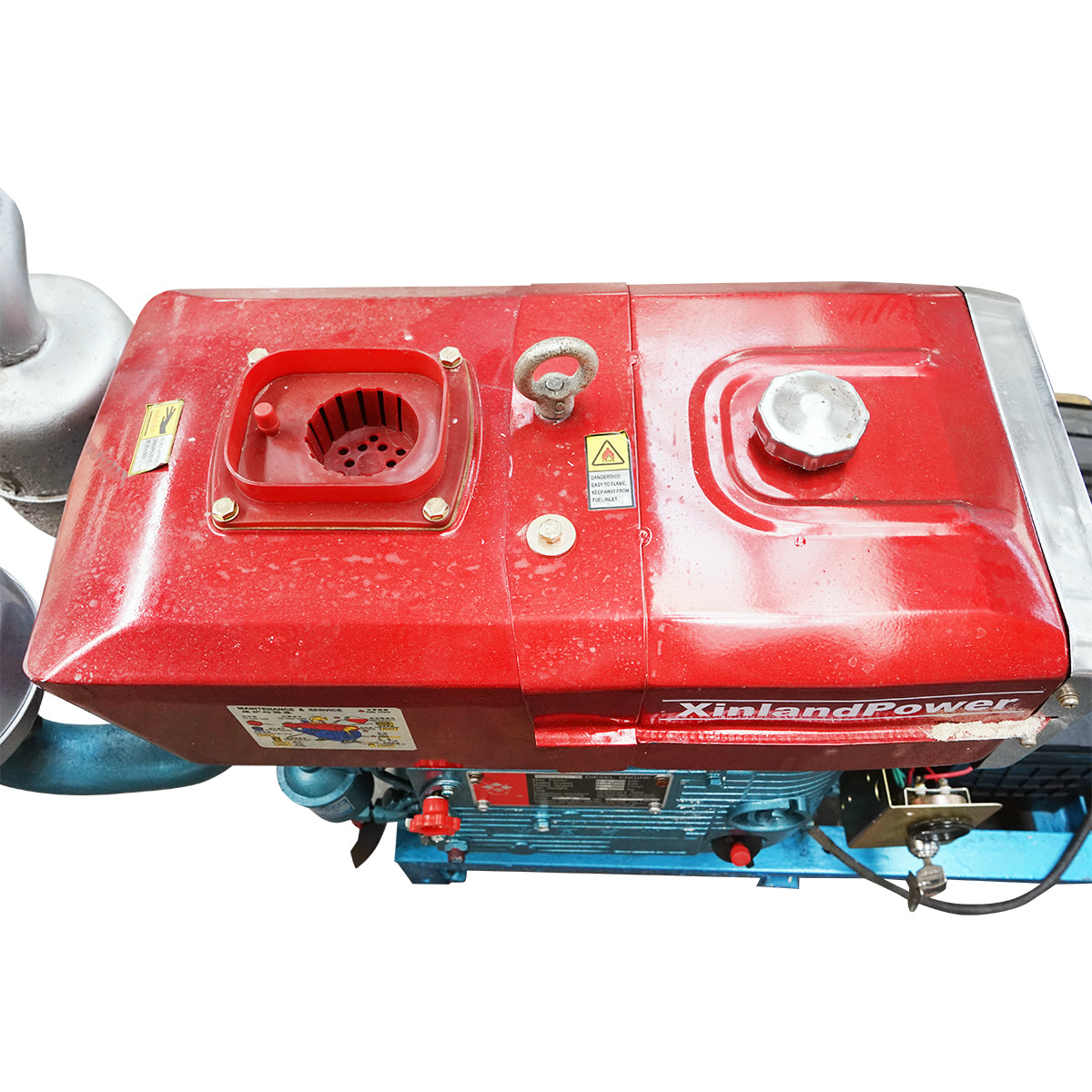 Sistema di irrigazione con 15 irrigatori, motore diesel da 16,2 kW, avviamento elettrico - immagine 6