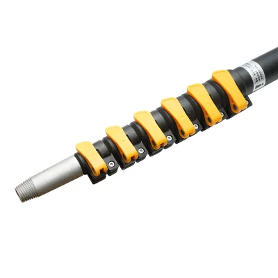 Sistema di pulizia con pompa 12-24-220V e braccio spazzola telescopico max 8,5M per pannelli solari fotovoltaici - immagine 5