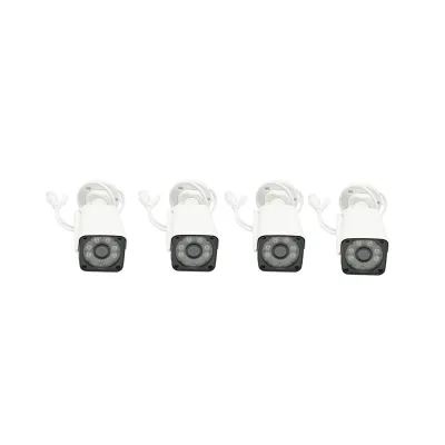 Sistema di videosorveglianza con 4 telecamere FHD da 3 MP, Wi-Fi P2P, PTZ rotante a 360° con sensore di movimento, allarme, visione notturna e applicazione XMeye. - immagine 2