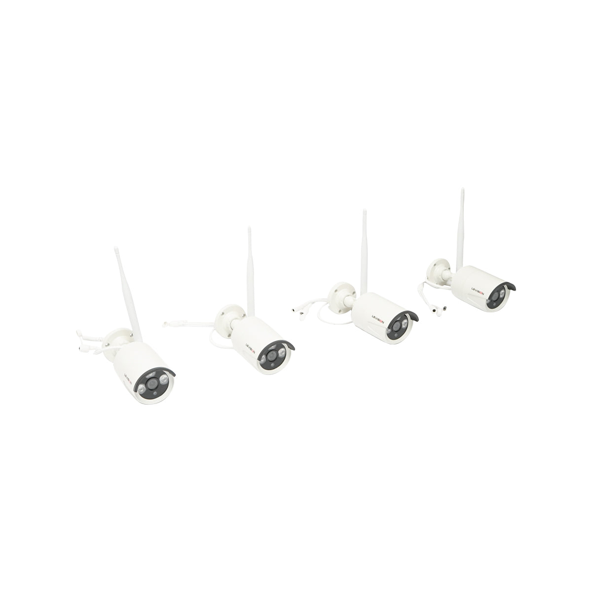 Sistema di videosorveglianza TVCC 4 telecamere con sensore di movimento WIFI, 2.4G, HD Ls Vision - immagine 2