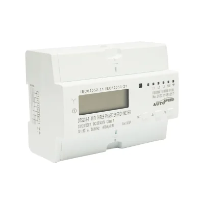 Smart Meter trifase 380V, 80A, DTS238-7 WIFI compatibile con Tuya, Smart Life, contatore intelligente di energia e potenza elettrica - immagine 3