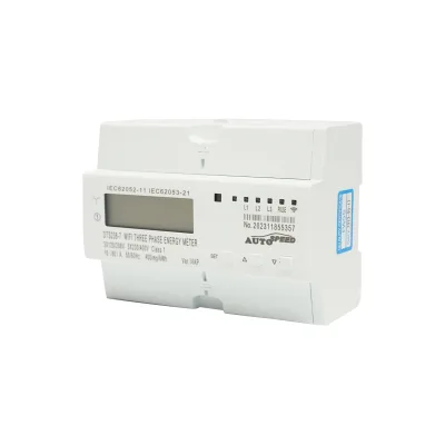 Smart Meter trifase 380V, 80A, DTS238-7 WIFI compatibile con Tuya, Smart Life, contatore intelligente di energia e potenza elettrica - immagine 2