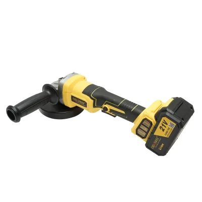 Smerigliatrice angolare con batteria al litio 21V/4Ah, motore brushless, 3 velocità, diametro disco 115mm Crownman - immagine 6