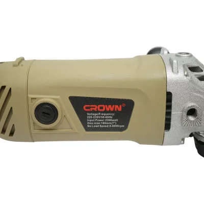 Smerigliatrice angolare Flex 2300W, 220V, disco da 180 mm, velocità 8000 giri/min Crown - immagine 6