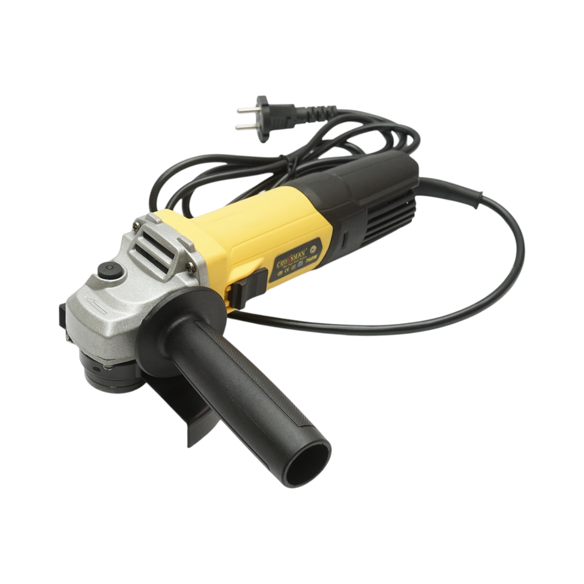 Smerigliatrice angolare Flex 760W, disco 220V 125mm, velocità 11000 giri/min Crownman