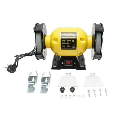 Smerigliatrice da banco 250W, disco abrasivo 220V 150x16x12,7mm, velocità di rotazione 2950rpm Crownman - immagine 2