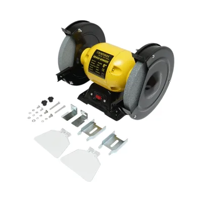 Smerigliatrice da banco 400W, disco abrasivo 220V 200x20x16mm, velocità di rotazione 2950rpm Crownman - immagine 2