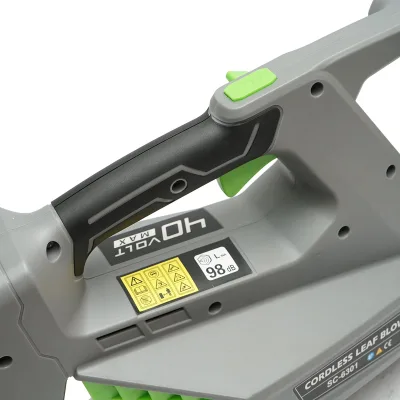 Soffiatore da giardino 650W con batteria 40V/2Ah, velocità 175 km/h, 21000 giri/min - immagine 6