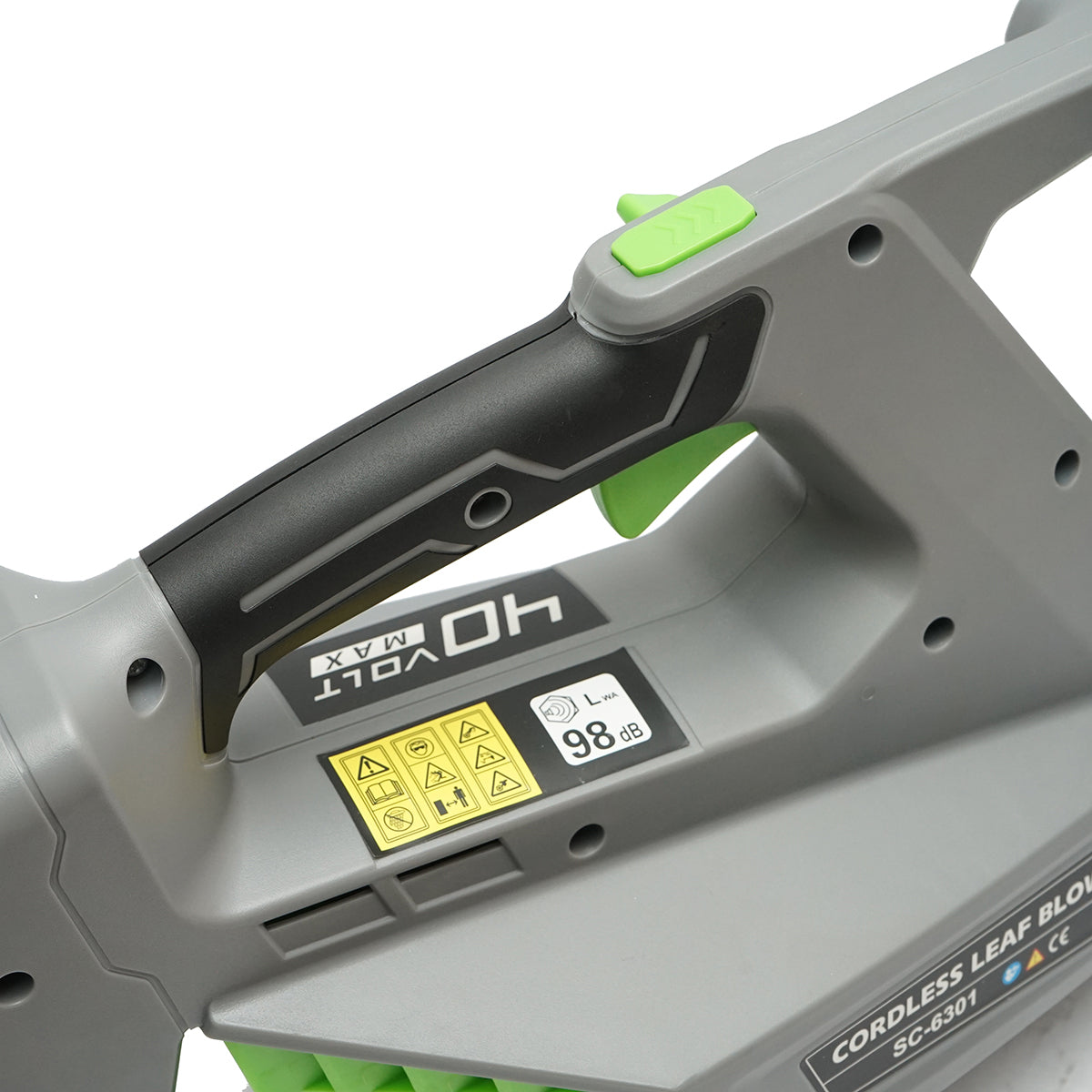 Soffiatore da giardino 650W con batteria 40V/2Ah, velocità 175 km/h, 21000 giri/min - immagine 6