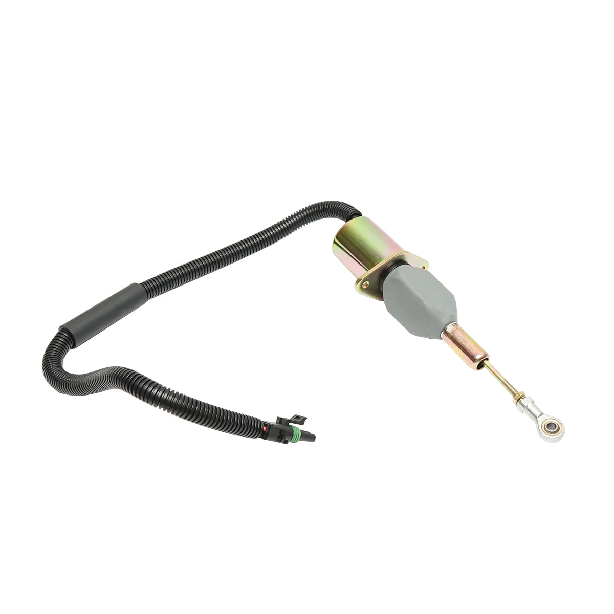 Solenoide pompa di iniezione per arresto motore John Deere RE504223, RE54747 - immagine 3