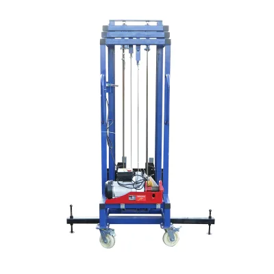 Sollevatore elettrico per materiali edili da 300 kg, altezza massima 5 m con telecomando - immagine 6