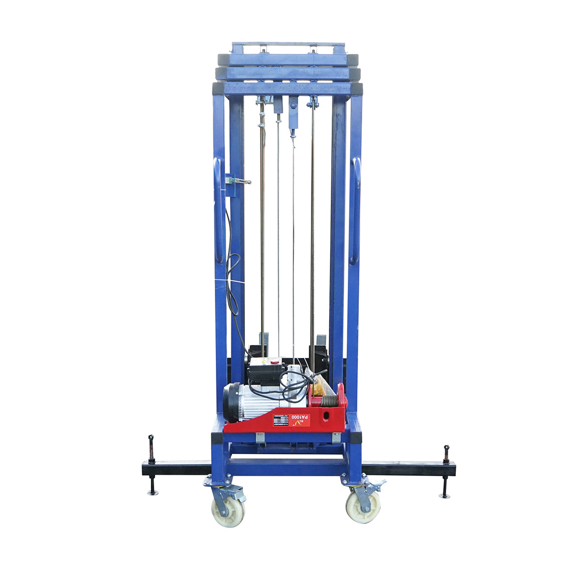 Sollevatore elettrico per materiali edili da 300 kg, altezza massima 5 m con telecomando - immagine 6