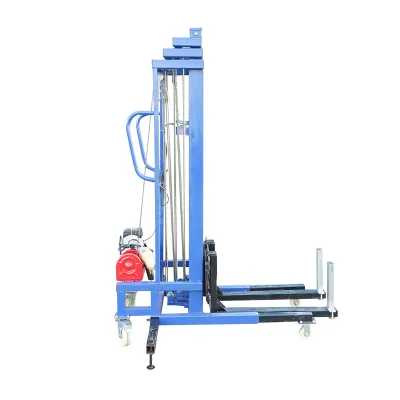 Sollevatore elettrico per materiali edili da 300 kg, altezza massima 5 m con telecomando - immagine 3