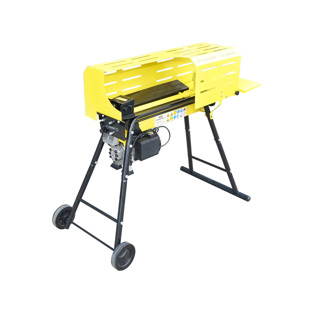 Spaccalegna orizzontale 5T 230V 2kW con supporto in altezza e protezione Thor - immagine 3