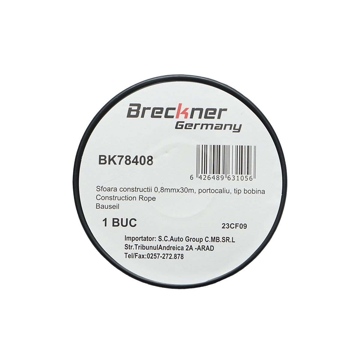 Spago da muratura arancione in tamburo, 0,8 mm x 30 m Breckner Germany - immagine 3