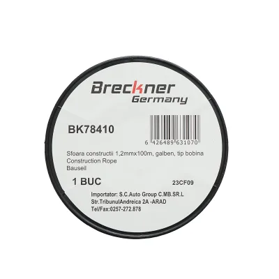 Spago da muratura giallo in tamburo, 1,2 mm x 100 m Breckner Germany - immagine 2