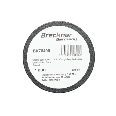 Spago da muratura giallo in tamburo, 1,2 mm x 50 m Breckner Germany - immagine 3