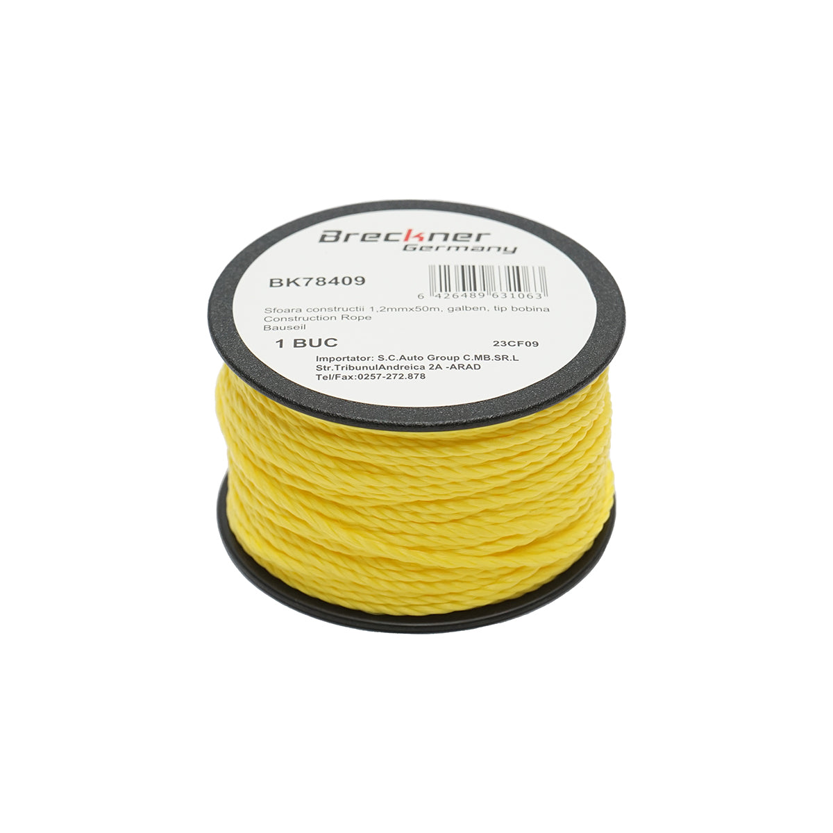 Spago da muratura giallo in tamburo, 1,2 mm x 50 m Breckner Germany