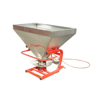 Spandiconcime FLS400 con tramoggia da 400 kg Distributore di fertilizzanti in acciaio inox con cardano incluso e tramoggia da 400 Kg - immagine 2