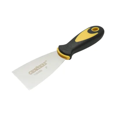Spatola Crownman da 50 mm in acciaio inox con manico in gomma termoplastica