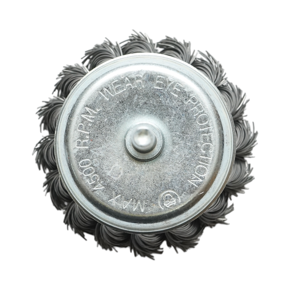 Spazzola a tazza in filo metallico ritorto da 75 mm, albero da 6 mm, velocità massima 4500 giri/min. Breckner Germany - immagine 2