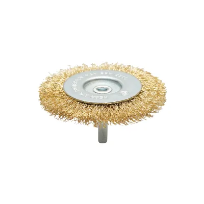 Spazzola circolare in filo metallico con attacco M14, 75 mm, 4500 giri/min, Breckner Germany - immagine 2