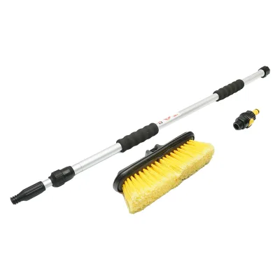 Spazzola con manico telescopico in alluminio per lavaggio auto e rimozione neve 104-166 cm Breckner Germany - immagine 2