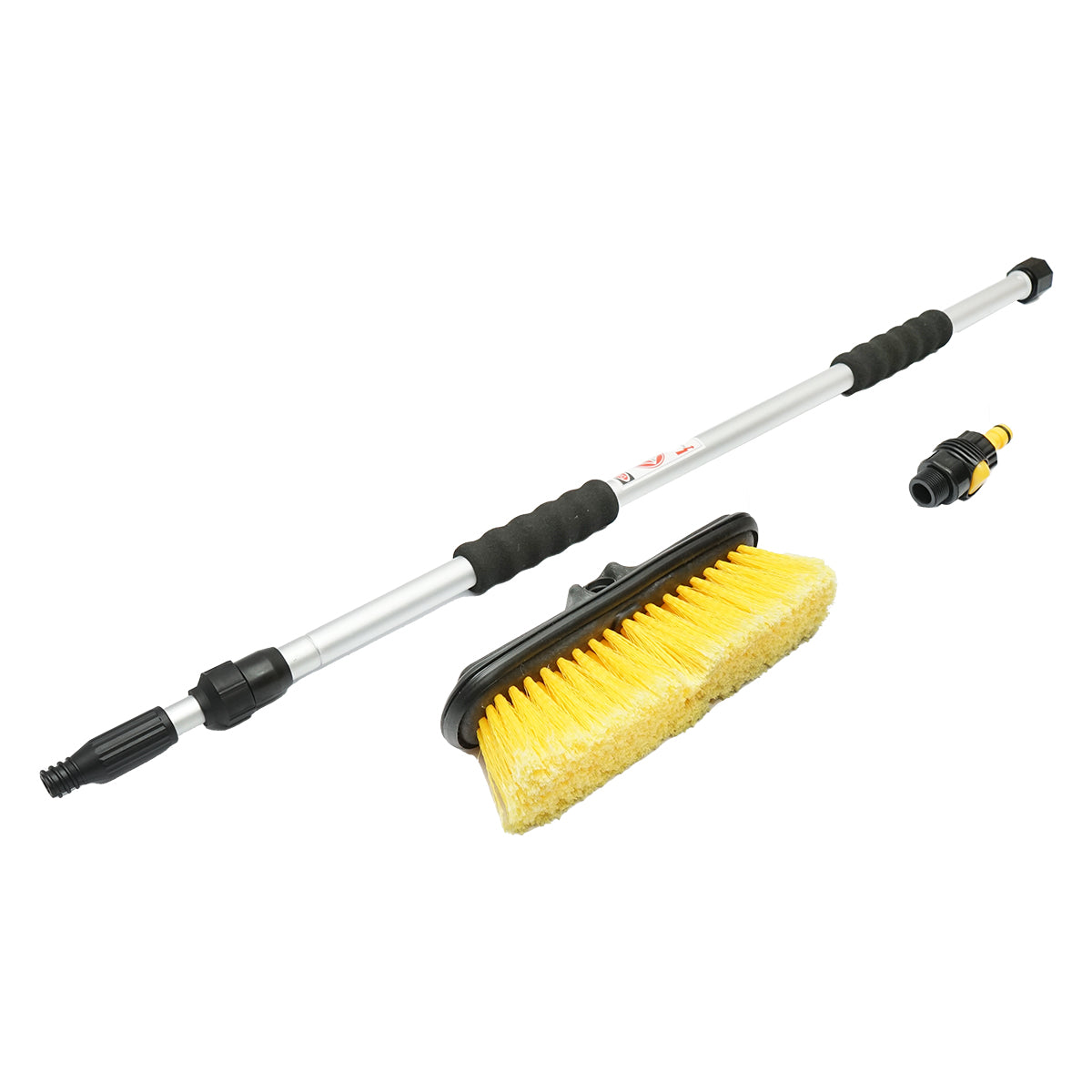 Spazzola con manico telescopico in alluminio per lavaggio auto e rimozione neve 104-166 cm Breckner Germany - immagine 2