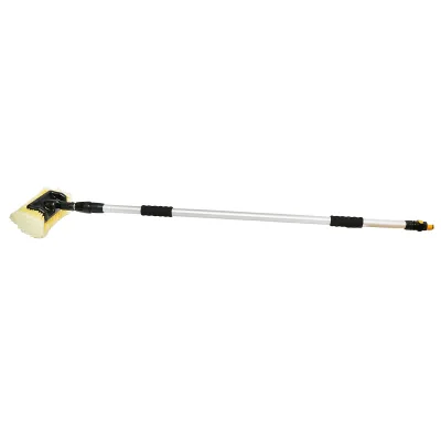 Spazzola con manico telescopico in alluminio per lavaggio auto e rimozione neve 145-250cm Breckner Germany - immagine 3