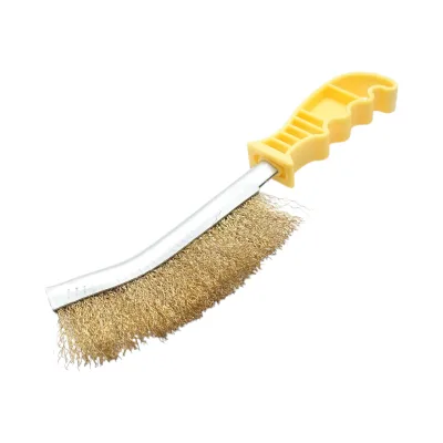 Spazzola metallica a mezzaluna con manico in plastica, 255 mm Breckner Germany - immagine 3